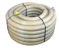 PVC drenážna rúrka fi 100 v geotextílii 50m + Voľná ​​manžeta Potiahnutá rúrka