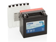 12 Ah EXIDE AGM batéria ETX14-BS nabitá za sucha 12 Ah EXIDE AGM batéria ETX14-BS nabitá za sucha