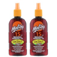 Malibu Bronzujúci bronzujúci olej s kokosom SPF15 2