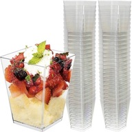 PLASTOVÝ POHÁR NA DEZERTY BANOFFOVÉ POHÁRKY TIRAMISU - 50 kusov 120 ml PLASTOVÝ POHÁR NA DEZERTY BANOFFOVÉ POHÁRKY TIRAMISU - 50 kusov 120 ml