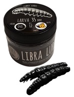 Libra Lures Larva 040 Black Ser 3,5 cm