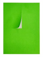 Samolepiace etikety A4 105x148 mm, 100 listov, zelené - 4 ks/list Samolepiace etikety A4 105x148 mm, 100 listov, zelené - 4 ks/list