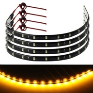 Žltý štýl 4x30 cm 15-LED automobilové nákladné autá Motorový gril El Žltý štýl 4x30 cm 15-LED automobilové nákladné autá Motorový gril El