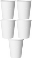Packman jednorázové poháre 300ml papierové veľké 50ks biele x5