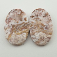 Jaspis leopardí pár kabošonov ~2,4x1,5 cm č.8 Jaspis leopardí pár kabošonov ~2,4x1,5 cm č.8