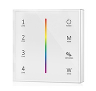 Diaľkové ovládanie RGB RF 4-zónový panel Biela séria SD TUYA Diaľkové ovládanie RGB RF 4-zónový panel Biela séria SD TUYA