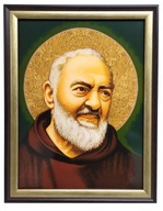 MAĽBA SV. OTCA PIO DREVENÝ RÁM 35X45 MAĽBA SV. OTCA PIO DREVENÝ RÁM 35X45