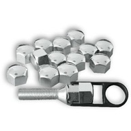 Krytky Krytky skrutiek pre ráfiky CHROME 17 mm Krytky Krytky skrutiek pre ráfiky CHROME 17 mm