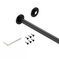 Šatníková tyč Classic MINI, priemer 16 mm, čierna, 50 cm