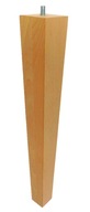 Drevené nábytkové nohy, lakované, 32 cm, lichobežník, skrutka Drevené nábytkové nohy, lakované, 32 cm, lichobežník, skrutka