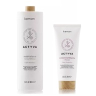 KEMON ACTYVA NUTRIZIONE hydratačný šampón 1 l + žiariaca maska ​​200 ml