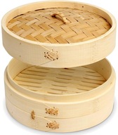 Parný hrniec Bambusový naparovač okrúhly, 30 cm