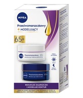 NIVEA Set Dámsky denný a nočný krém na modeláciu 65+ s filtrom 2x50ml NIVEA Set Dámsky denný a nočný krém na modeláciu 65+ s filtrom 2x50ml
