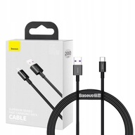 Kábel Baseus USB-A na USB-C, 66W 6A, 2m, kábel