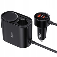 BASEUS AUTONABÍJAČKA UBS-C USB + ROZDEĽOVAČ ZAPAĽOVAČ QC 30W BASEUS AUTONABÍJAČKA UBS-C USB + ROZDEĽOVAČ ZAPAĽOVAČ QC 30W