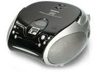 Rádiový prehrávač LENCO SCD-24 Čierno-strieborný Rádiový prehrávač LENCO SCD-24 Čierno-strieborný