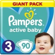 Pampers Active Baby 3 Midi 90 ks.