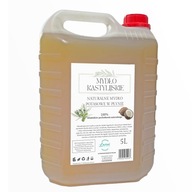 Olivové kastílske mydlo na tekuté umývanie tela, prírodný draslík 5l