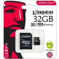 PAMÄŤOVÁ KARTA PRE SMARTPHONE microSD 32GB + ADAPTÉR