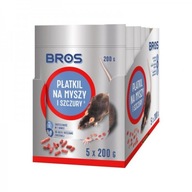 Jed, jed na myš, potkanie vločky 1kg 5x200g Jed, jed na myš, potkanie vločky 1kg 5x200g