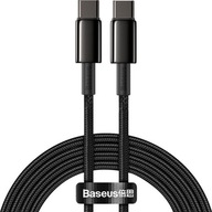 Baseus USBC USBC USB kábel 2 m čierny (CATWJA01) Baseus USBC USBC USB kábel 2 m čierny (CATWJA01)
