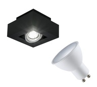 STROPNÉ SVIETIDLO PRIDRŽOVANÉ, BIELE + LED GU10 STROPNÉ SVIETIDLO PRIDRŽOVANÉ, BIELE + LED GU10