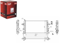 RADIÁTOR ASTRA H 1,6 16V 04- HART RADIÁTOR ASTRA H 1,6 16V 04- HART