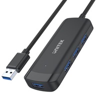 Unitek Hub USB 3.1 5Gbps 4 porty USB-A 150 cm kábel