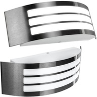 LED VONKAJŠIE FASÁDNE NÁstenné LED ZÁHRADNÉ NÁstenné svietidlo E27 STRIEBORNÁ LED VONKAJŠIE FASÁDNE NÁstenné LED ZÁHRADNÉ NÁstenné svietidlo E27 STRIEBORNÁ
