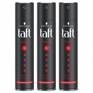 TAFT lak na vlasy Power 5 čierny 250ml x 3ks TAFT lak na vlasy Power 5 čierny 250ml x 3ks