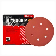 INDASA RED brúsny kotúč na suchý zips 150mm 6H P600 50ks INDASA RED brúsny kotúč na suchý zips 150mm 6H P600 50ks