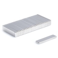 Neodymový tanierový magnet MPŁ 20x5x1,8 N38 sada 50 kusov Neodymový tanierový magnet MPŁ 20x5x1,8 N38 sada 50 kusov