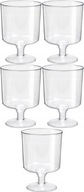 Plastové poháre na víno 200ml, sada 10 x 5 kusov Plastové poháre na víno 200ml, sada 10 x 5 kusov