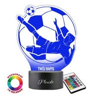 3D LED nočná lampa s loptou Futbalista Volejbalový hráč Gravírovanie 3D LED nočná lampa s loptou Futbalista Volejbalový hráč Gravírovanie