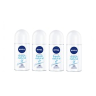 NIVEA Fresh Natural Antiperspirant roll-on 4x50 ml NIVEA Fresh Natural Antiperspirant roll-on 4x50 ml