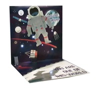 ASTRONAUT SPACE NASA 3D osvetlená karta ASTRONAUT SPACE NASA 3D osvetlená karta