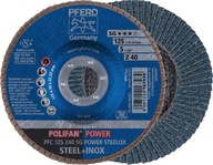 Lamelový/lamelový brúsny kotúč. Z 60SGP POWER 125 mm K60 P Lamelový/lamelový brúsny kotúč. Z 60SGP POWER 125 mm K60 P