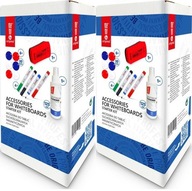 Súprava tekutých tabúľ MemoBe, 4 fixy, magnetická špongia, 6 x2 magnetov Súprava tekutých tabúľ MemoBe, 4 fixy, magnetická špongia, 6 x2 magnetov