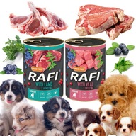 Mokré krmivo pre šteňatá Rafi Junior Dolina Noteci mix príchutí 400g 16 ks Mokré krmivo pre šteňatá Rafi Junior Dolina Noteci mix príchutí 400g 16 ks