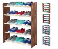 5xSHELF SHOES stojan RBS /šírka 65 cm/ Hnedá-B 5xSHELF SHOES stojan RBS /šírka 65 cm/ Hnedá-B