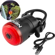Cyklistická lampa červená inteligentný STOP senzor Cyklistická lampa červená inteligentný STOP senzor