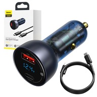 BASEUS RÝCHLA NABÍJAČKA DO AUTO USB/USB-C 65W 5A BASEUS RÝCHLA NABÍJAČKA DO AUTO USB/USB-C 65W 5A