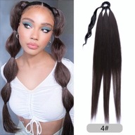 Zvlnené predlžovanie vlasov gumičkou, PONY BRAID, predlžovanie príčeskov Zvlnené predlžovanie vlasov gumičkou, PONY BRAID, predlžovanie príčeskov