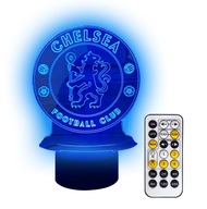 CHELSEA FC 3D LED nočná lampa + Diaľkové ovládanie CHELSEA FC 3D LED nočná lampa + Diaľkové ovládanie