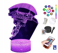 Stolná lampa Fortnite 16 farieb LED PLEXIDO Stolná lampa Fortnite 16 farieb LED PLEXIDO