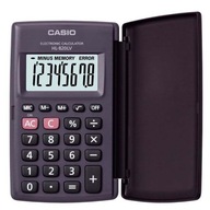 Casio Calculator HL 820LV BK, čierna, vrecková veľkosť, 8 miest