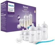 AVENT NATURAL RESPONSE 5 BOTTLES cumlíky kefka