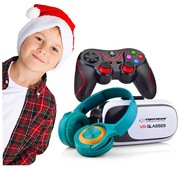 VIANOČNÝ DARČEK: VR OKULIARE + SLÚCHADLÁ + OVLÁDAČ VIANOČNÝ DARČEK: VR OKULIARE + SLÚCHADLÁ + OVLÁDAČ