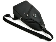 Športový batoh na jedno rameno s USB portom