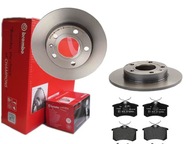 BREMBO ZADNÉ DISKY, DESTIČKY, AUDI A4 B6 B7 EXEO 245MM BREMBO ZADNÉ DISKY, DESTIČKY, AUDI A4 B6 B7 EXEO 245MM